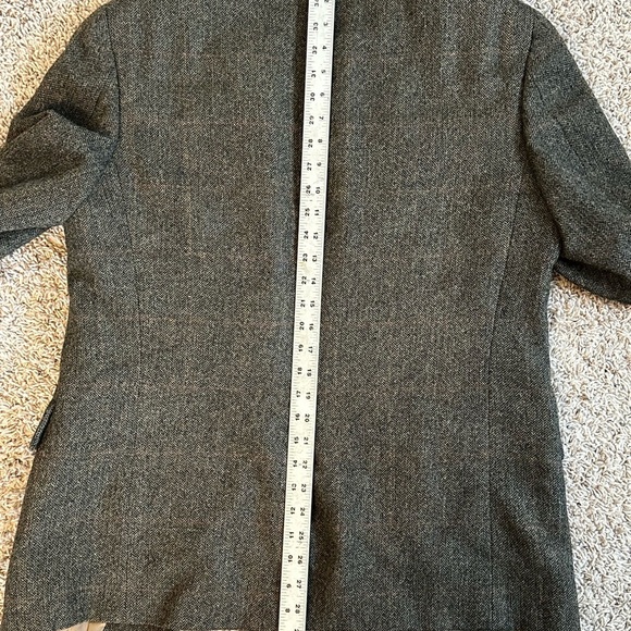 Classic Vintage Men’s Brown Wool/Alpaca Tweed Academia Preppy Blazer Sz 40S - Picture 11 of 13